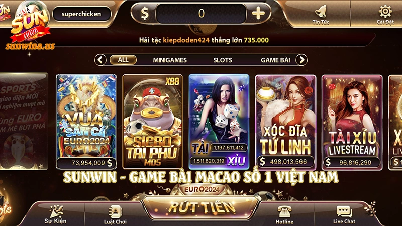 Sunwin - Game bài Macao số 1 Việt Nam