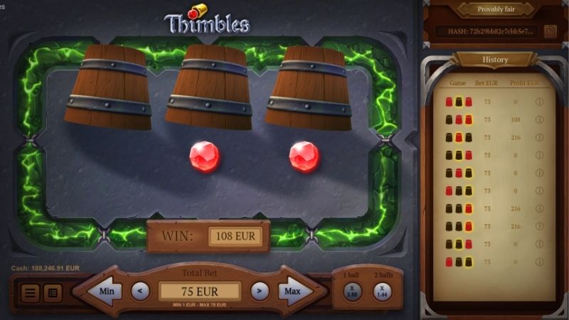 Thăng Hoa Cùng Trò Chơi Thimbles Hấp Dẫn Tại Sunwin