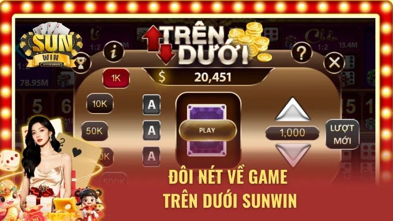 Tổng quan về mini game Trên Dưới Sunwin