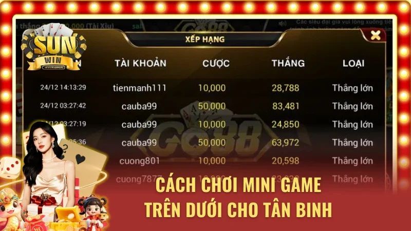 Bí quyết và chiến thuật chơi Trên Dưới Sunwin luôn thắng